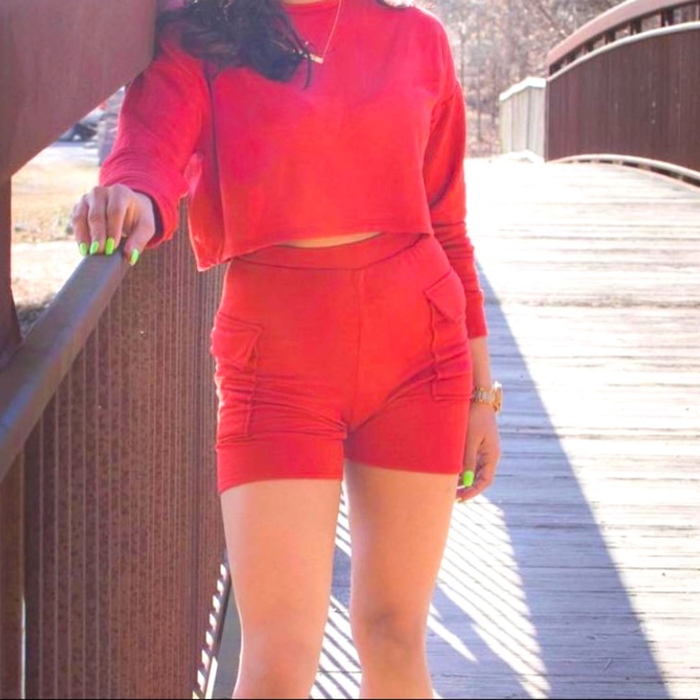 Biker short set